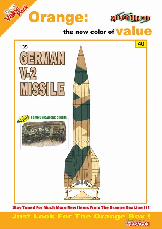 1/35 German V-2 Missile w/ Communications Center - Click Image to Close