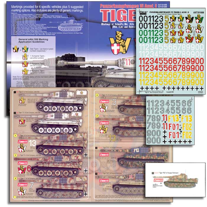 1/35 Schwere Panzerabteilung 506 & Gruppe Fehrmann Tiger I - Click Image to Close