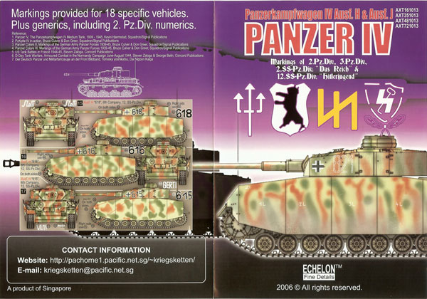 1/35 2 & 3 Pz.Div., Das Reich & HJ Pz.Kpfw.IV Ausf.H & J - Click Image to Close