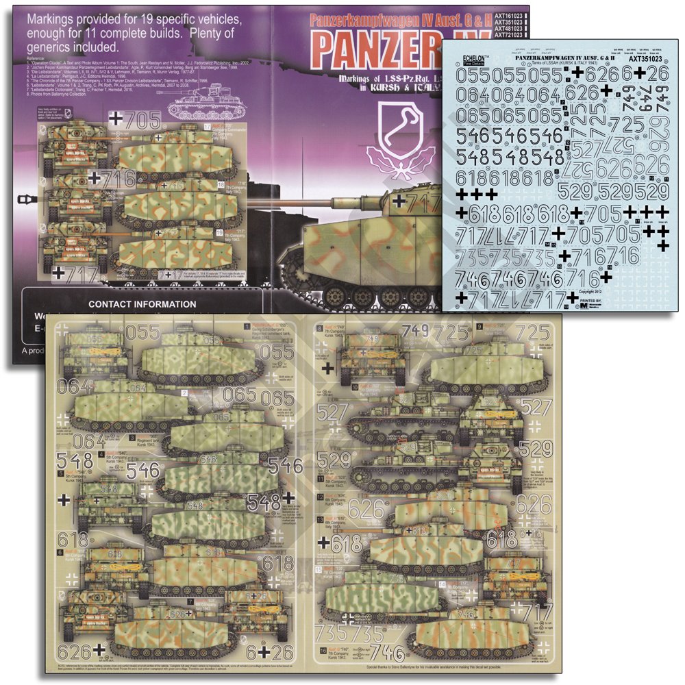 1/35 LSSAH Pz.Kpfw.IV Ausf.G/H in Kursk and Italy - Click Image to Close