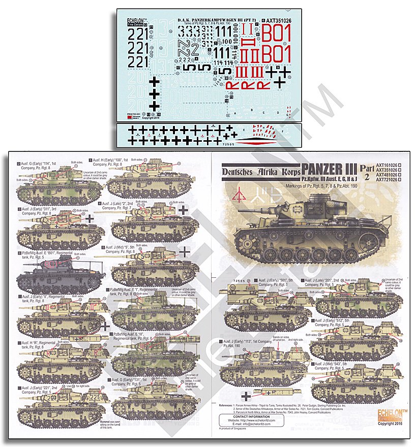 1/35 DAK Pz.Kpfw.III Ausf.E/G/H/J Part.2 - Click Image to Close