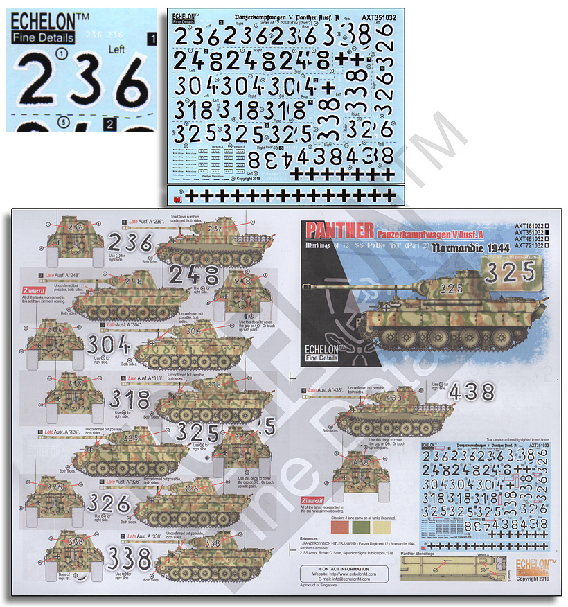 1/35 12.SS Panzer Division Panthers (Pt.2), Normandie 1944 - Click Image to Close