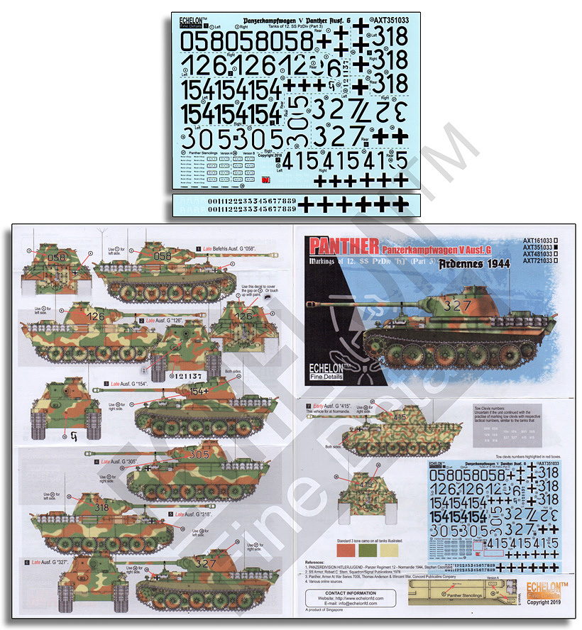 1/35 12.SS-Pz.Div. Panthers (Pt.3), Ardennes 1944 - Click Image to Close