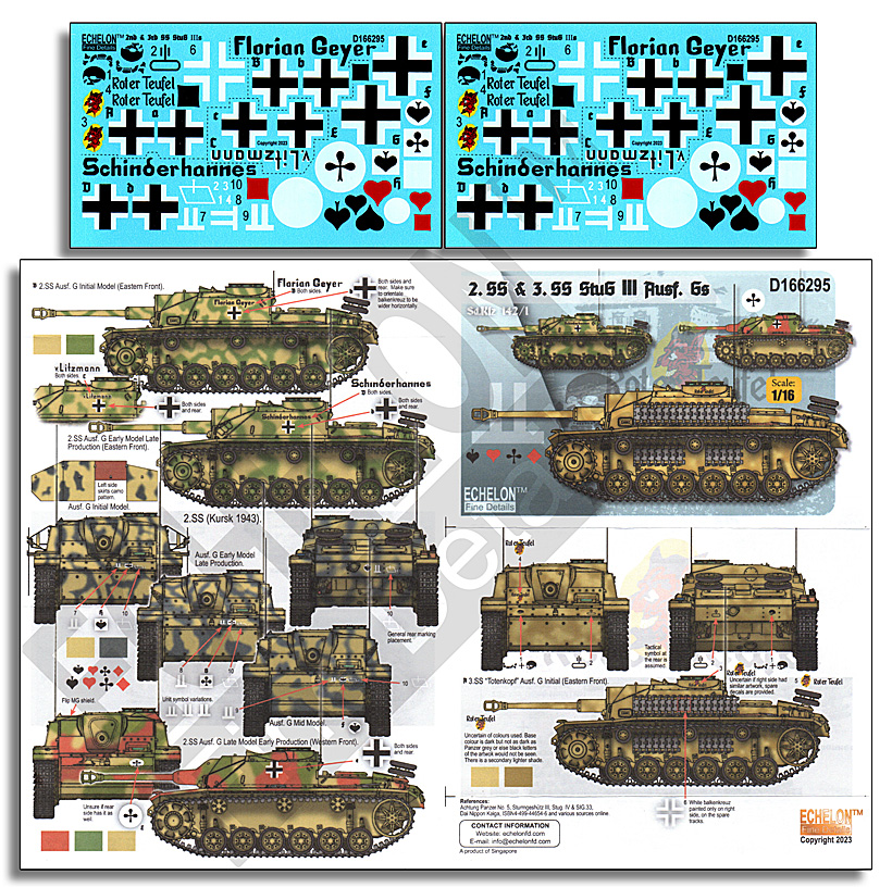 1/16 2.SS & 3.SS StuG.III Ausf.Gs Sd.Kfz.142/1 - Click Image to Close