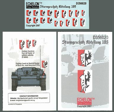 1/35 Sturmgeschutz Abteilung 189 - Click Image to Close