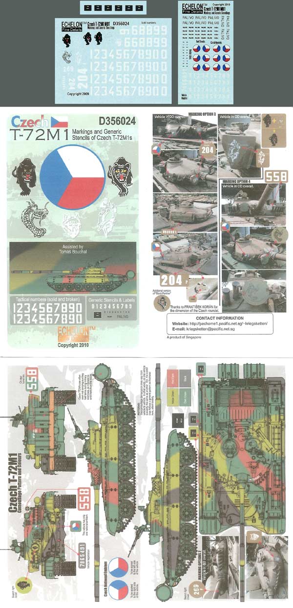 1/35 Czech T-72M1 Markings & Generic - Click Image to Close