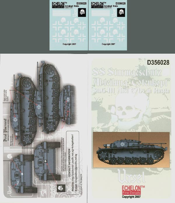 1/35 SS Sturmgeschutz Abteilung "Totenkopf" StuG.III Ausf.C/D - Click Image to Close