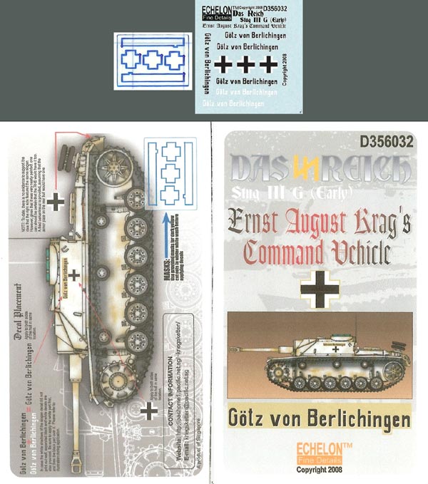 1/35 Das Reich StuG.III Ausf.G (Early) Ernst August Krag - Click Image to Close