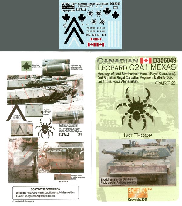 1/35 Canadian Leopard C2A1 MEXAS Markings (Pt.2) - Click Image to Close