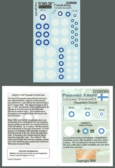 1/35 Finnish Army Cockade Standards - Click Image to Close