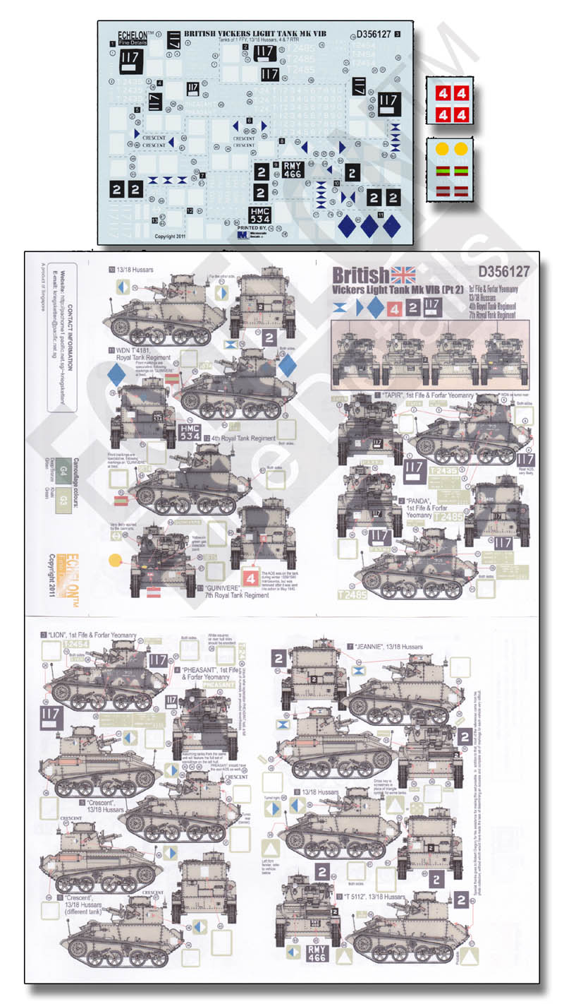 1/35 British Vickers Light Tank Mark VI B (Part.2) - Click Image to Close