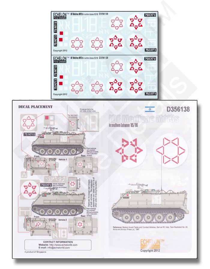 1/35 IDF Medevac M113s - Click Image to Close