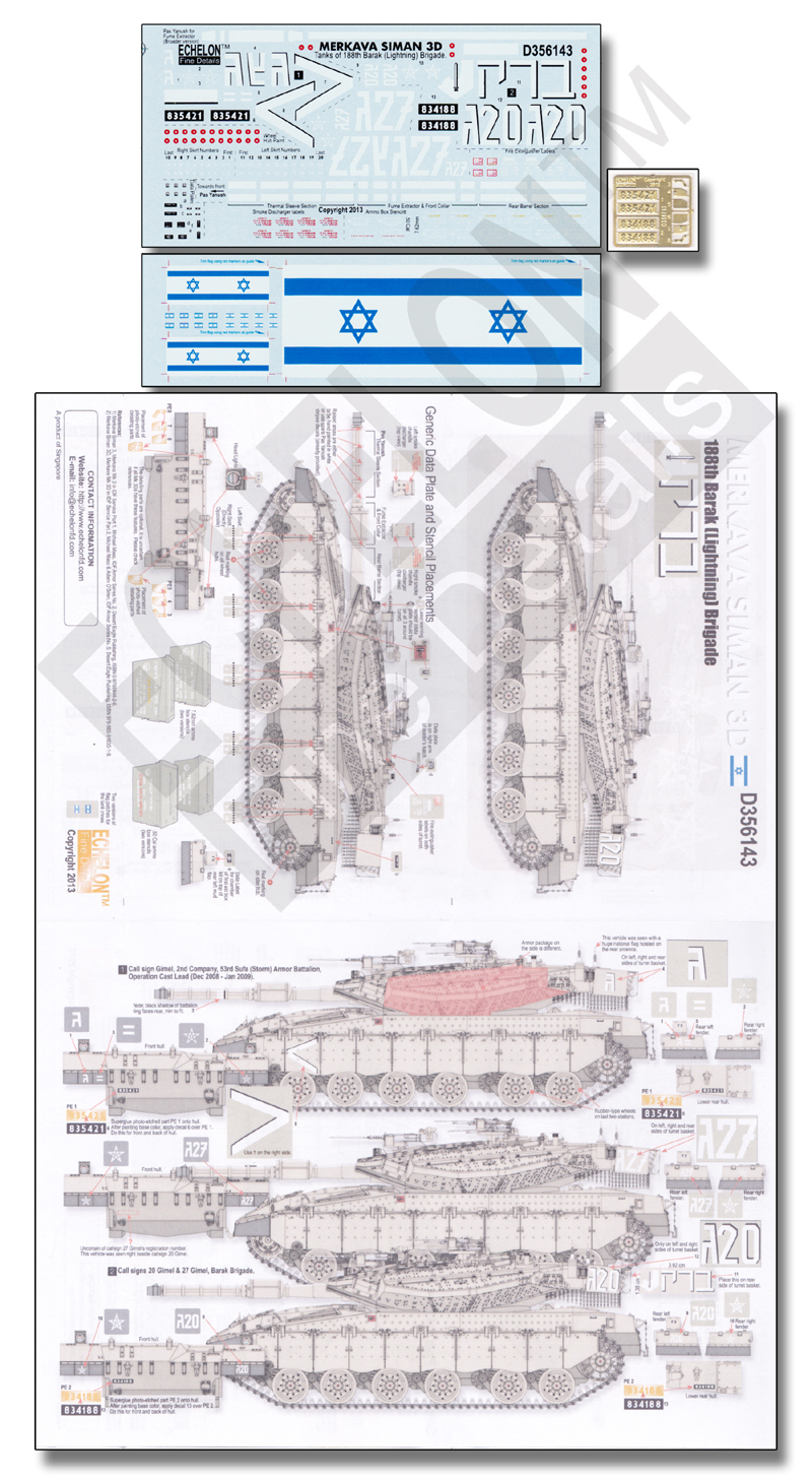 1/35 Merkava Siman 3D - Click Image to Close