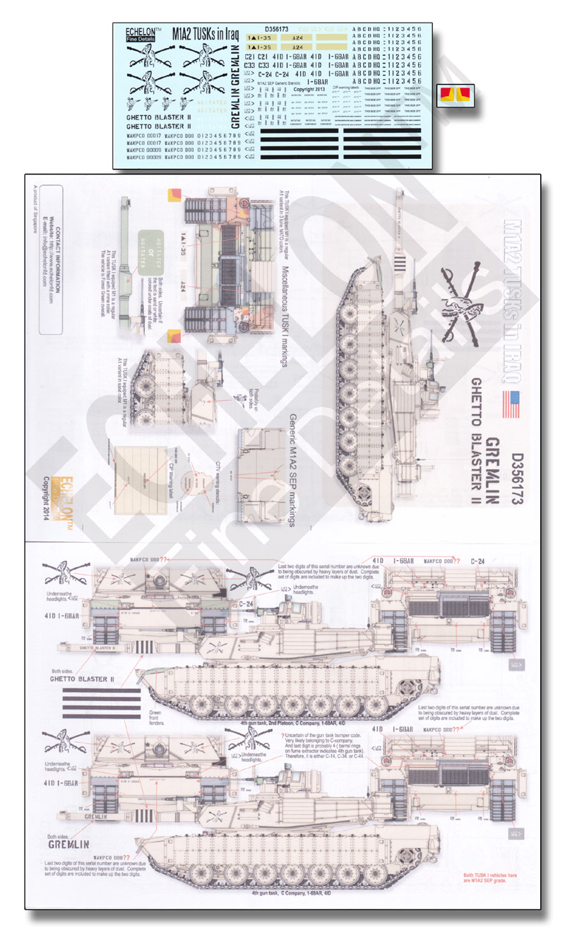 1/35 M1A2 TUSKs in Iraq - Click Image to Close