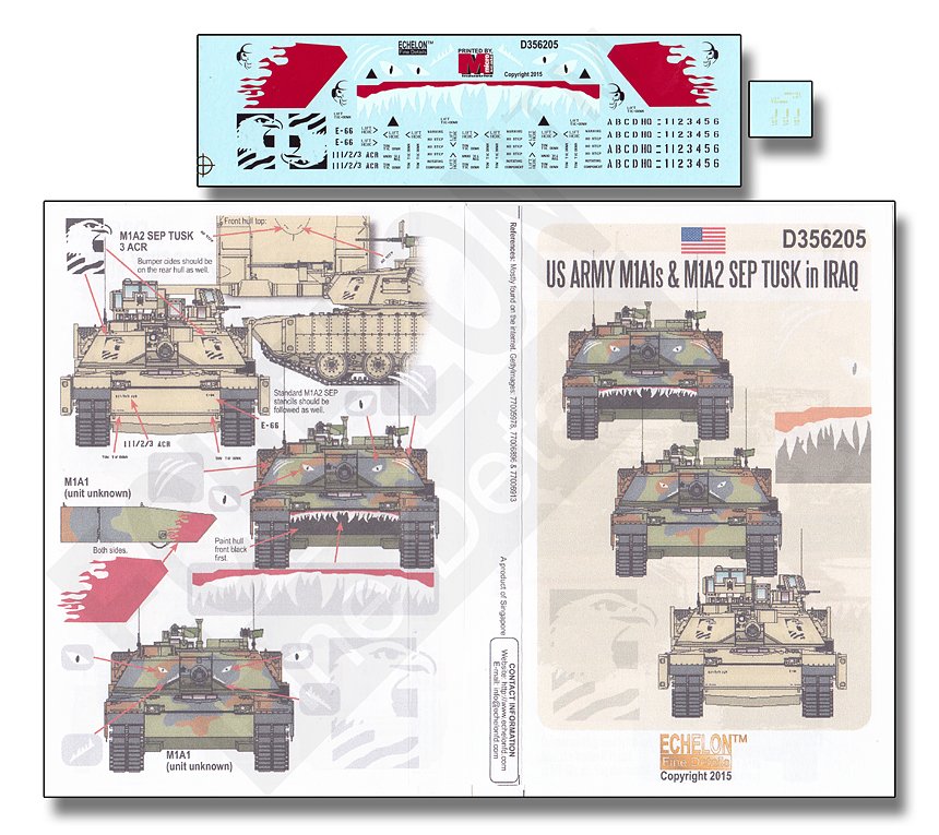 1/35 US Army M1A1s & M1A2 SEP TUSK in Iraq - Click Image to Close