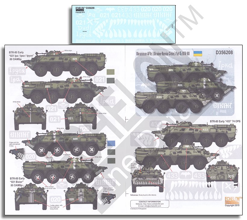 1/35 Novorossian AFVs (Ukraine-Russia Crisis) Pt.5, BTR-80 - Click Image to Close