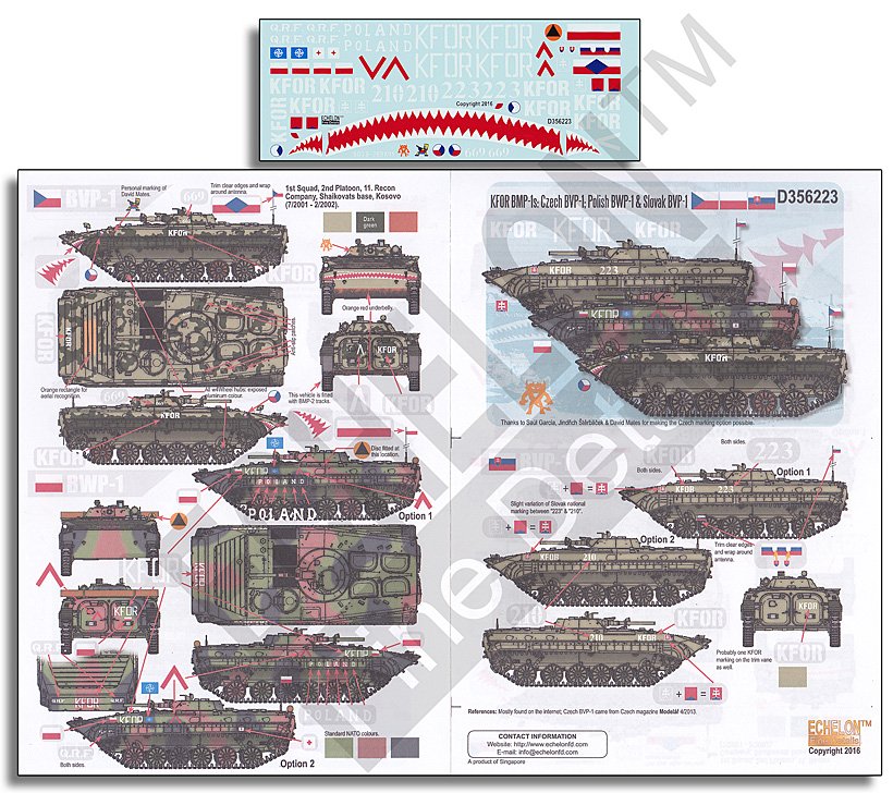 1/35 KFOR BMP-1, Czech BVP-1, Polish BWP-1 & Slovak BVP-1 - Click Image to Close