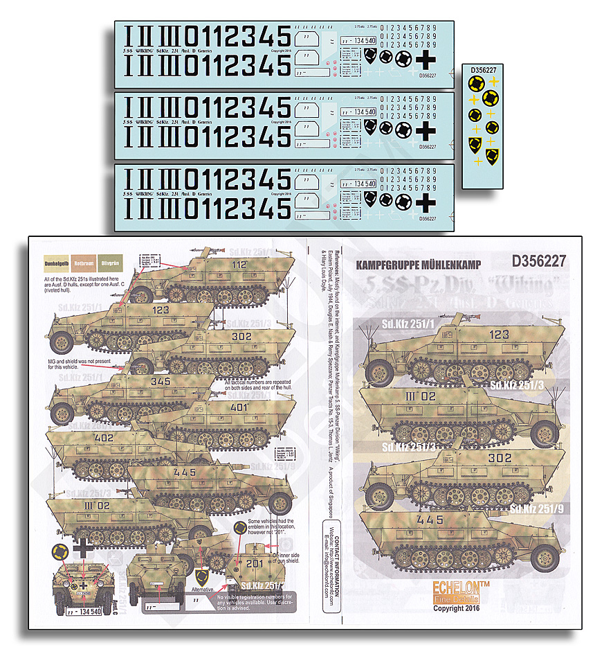 1/35 5th SS-Pz.Div. "Wiking" Sd.Kfz.251 Generics - Click Image to Close