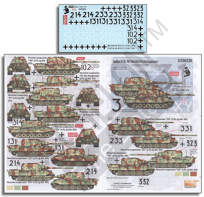 1/35 Sd.Kfz.186 Jagdtiger, Henschel & Porsche Suspensions - Click Image to Close