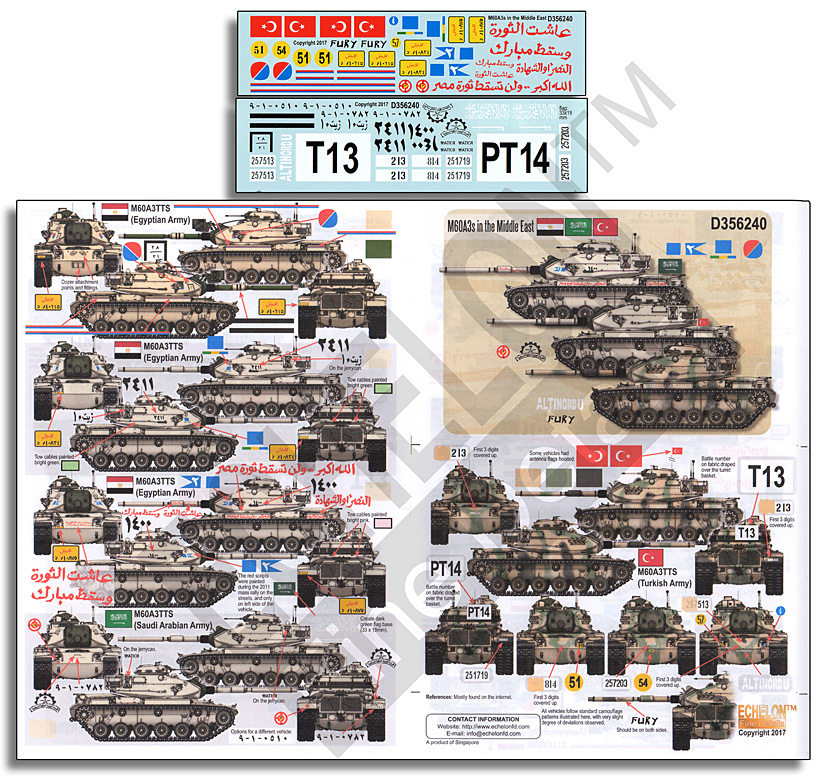 1/35 M60A3s in the Middle East - Click Image to Close