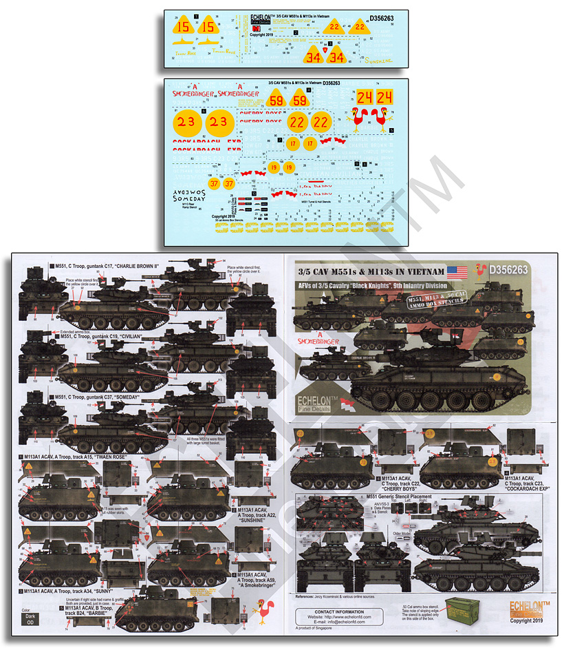 1/35 "3/5 Cavalry" M551s & M113s in Vietnam - Click Image to Close