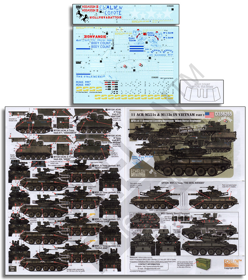 1/35 "11 ACR" M551s & M113s in Vietnam Part.2 - Click Image to Close