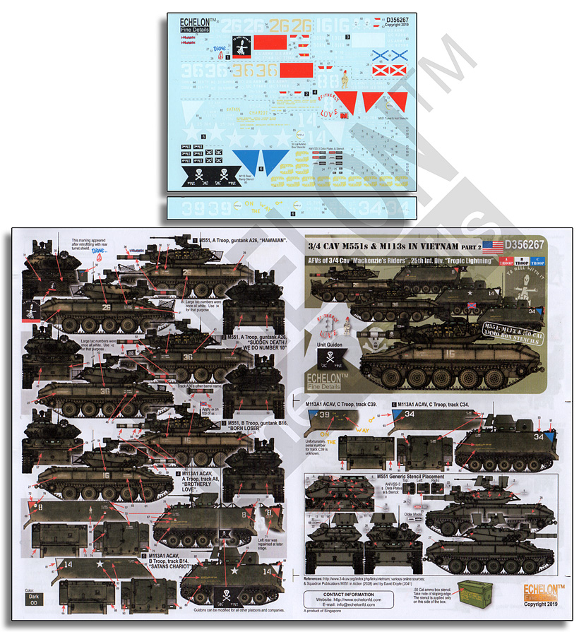 1/35 "3/4 CAV" M551s & M113s in Vietnam Part.2 - Click Image to Close