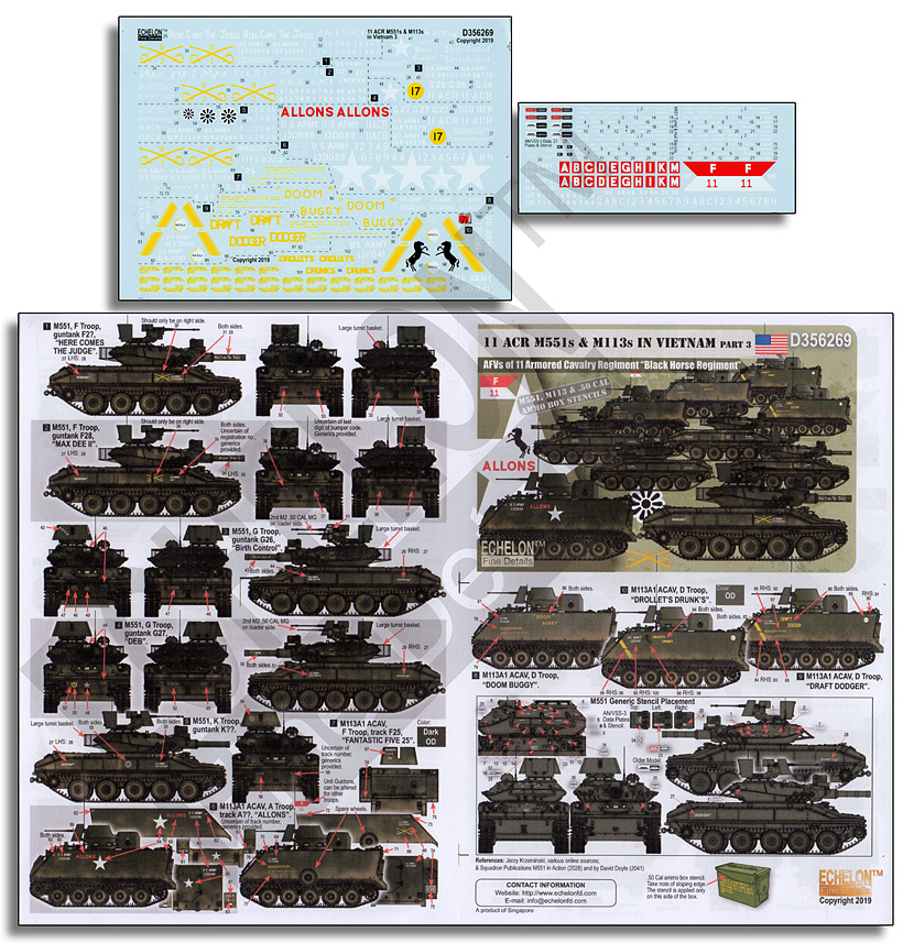 1/35 "11 ACR" M551s & M113s in Vietnam Part.3 - Click Image to Close