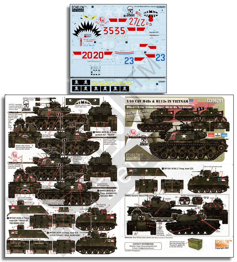 1/35 "1/10-CAV" M48s & M113s in Vietnam - Click Image to Close