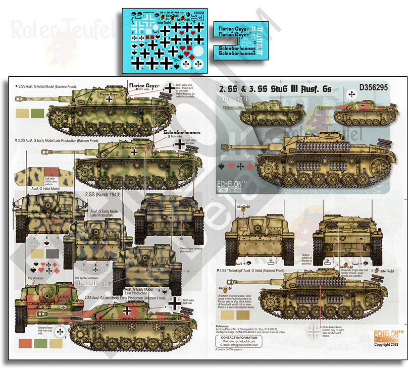 1/35 2.SS & 3.SS StuG.III Ausf.Gs, Das Reich StuG - Click Image to Close