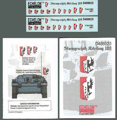 1/48 Sturmgeschutz Abteilung 189 - Click Image to Close