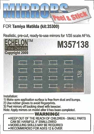 1/35 Maltida 2 Mk.III/IV Mirrors for Tamiya - Click Image to Close