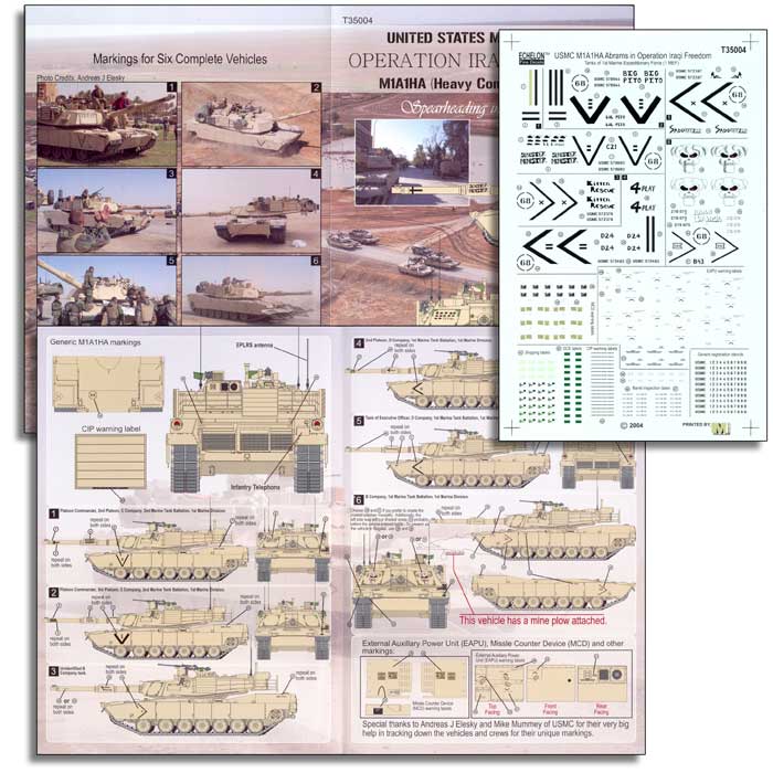 1/35 USMC M1A1HA Abrams in "Operation Iraqi Freedom" - Click Image to Close