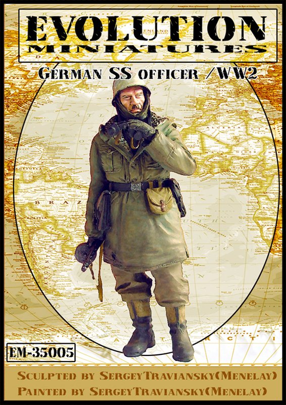 1/35 WWII German SS Officer - Click Image to Close