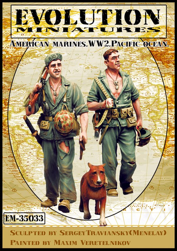 1/35 WWII US Marines, Pacific Ocean - Click Image to Close