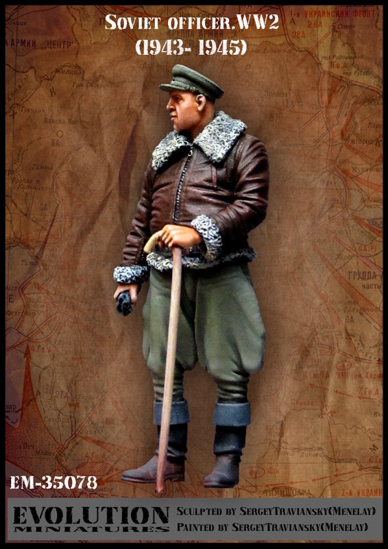 1/35 WWII Soviet Officer 1943-45 #1 - Click Image to Close