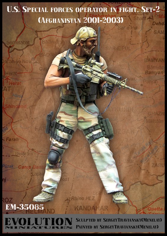 1/35 US Special Forces Operator in Fight, Afghanistan 2001-03 #2 - Click Image to Close