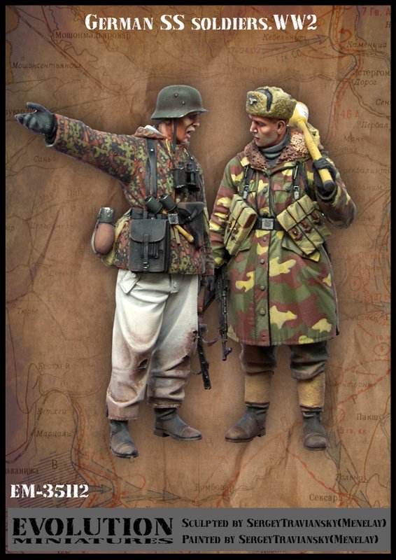 1/35 WWII German SS Soldiers - Click Image to Close