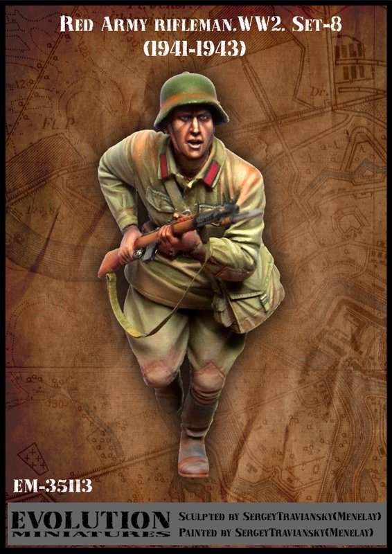 1/35 WWII Red Army Rifleman #8 - Click Image to Close