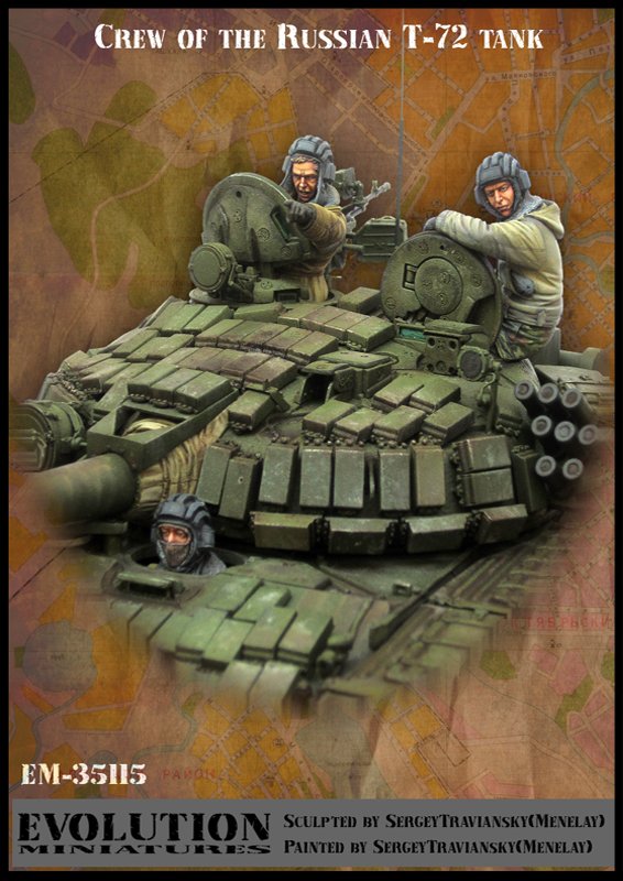 1/35 Crew of the Russian T-72 Tank - Click Image to Close