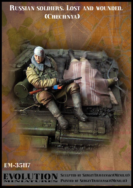 1/35 Russian Soldiers, Lost and wounded, Chechnya - Click Image to Close