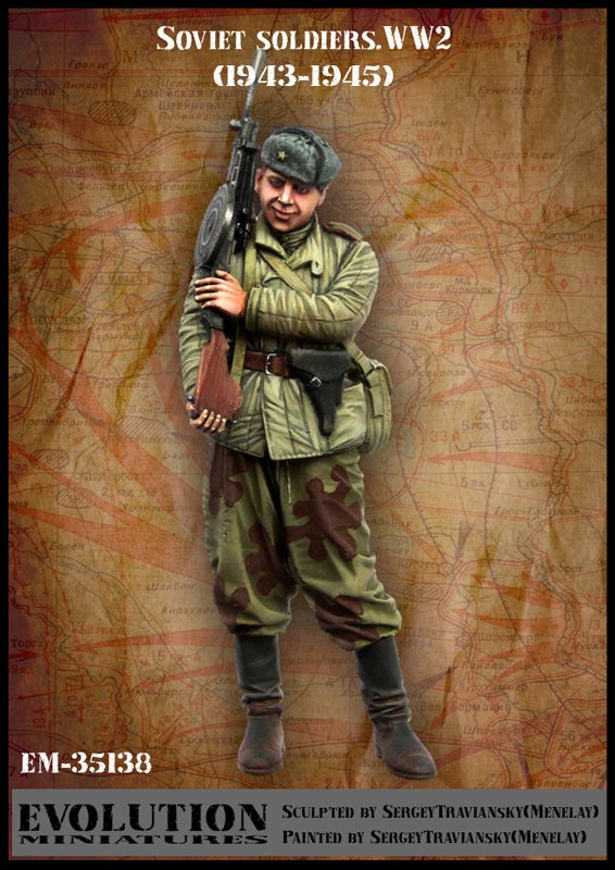 1/35 WWII Soviet Soldier 1943-1945 #2 - Click Image to Close