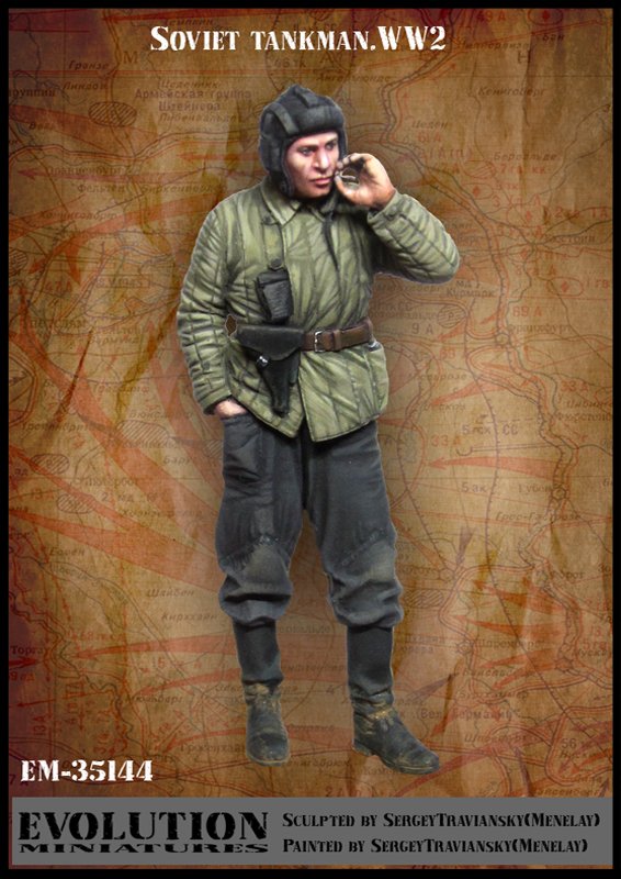 1/35 WWII Soviet Tankman - Click Image to Close