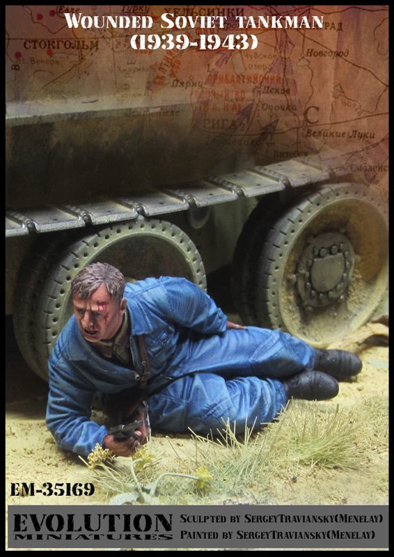 1/35 Wounded Soviet Tankman 1939-1943 #2 - Click Image to Close