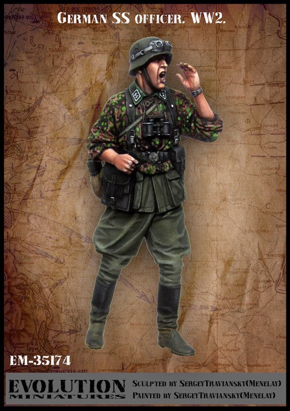 1/35 WWII German SS Officer - Click Image to Close