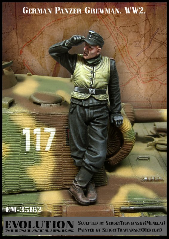 1/35 WWII German Panzer Crewman #4 - Click Image to Close