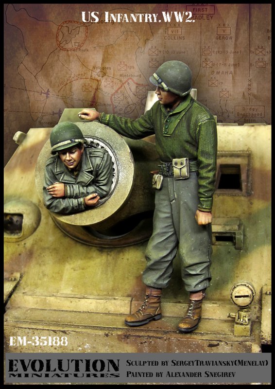 1/35 WWII US Infantry #1 - Click Image to Close