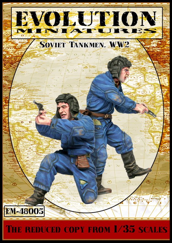 1/48 WWII Soviet Tankmen - Click Image to Close