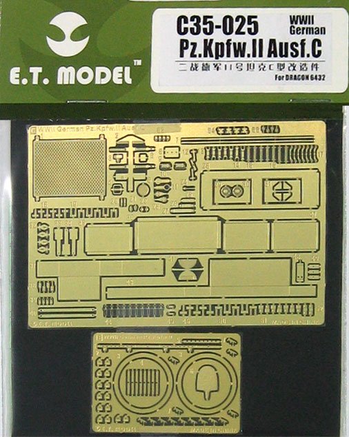 1/35 Pz.Kpfw.II Ausf.C Detail Up Set for Dragon 6432 - Click Image to Close