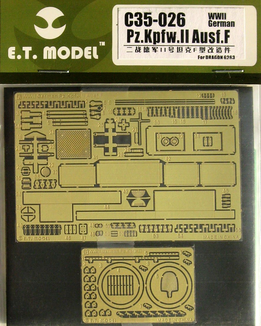 1/35 Pz.Kpfw.II Ausf.F Detail Up Set for Dragon 6263 - Click Image to Close